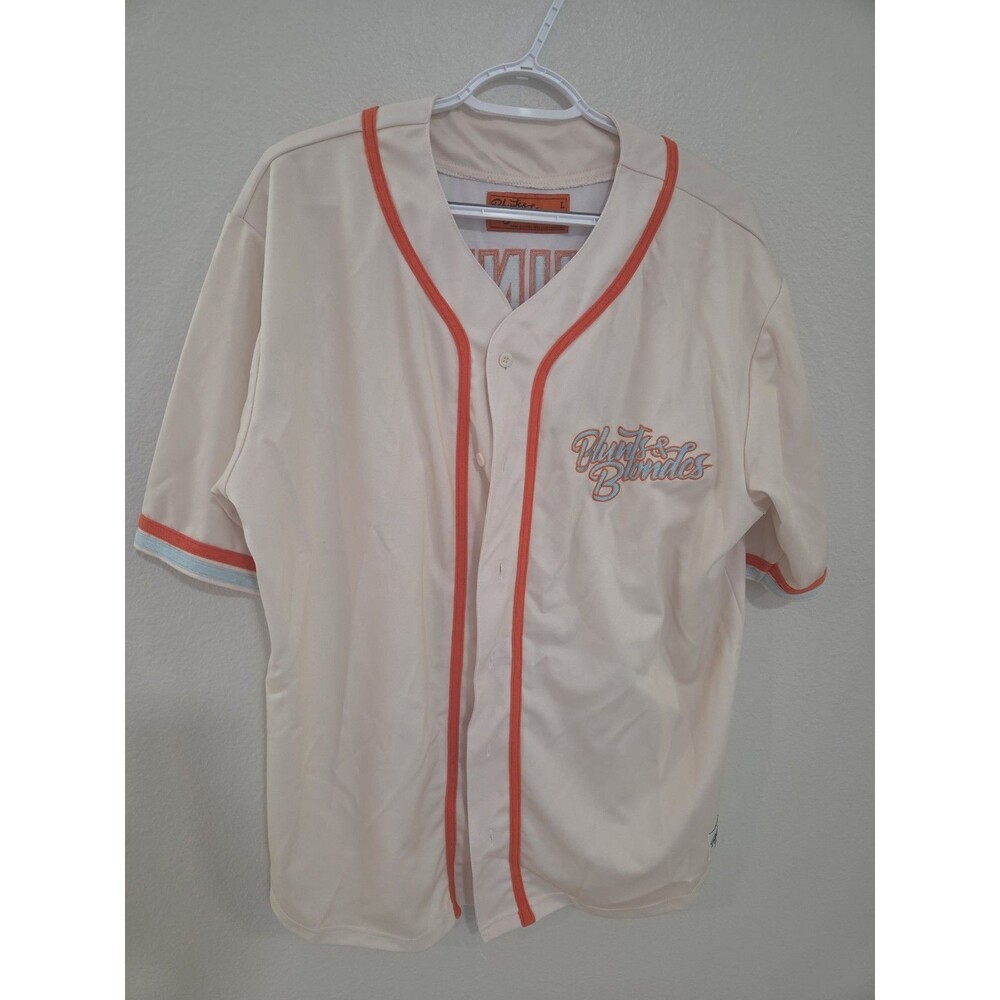 Blunts & Blondes Electronic Dance Music EDM Baseball Jersey Size L